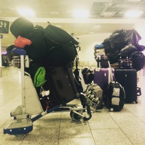 Mountain of luggage