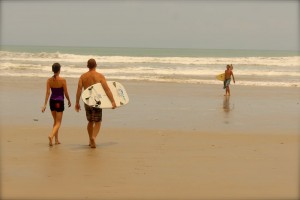 Surfing Greg Rachel